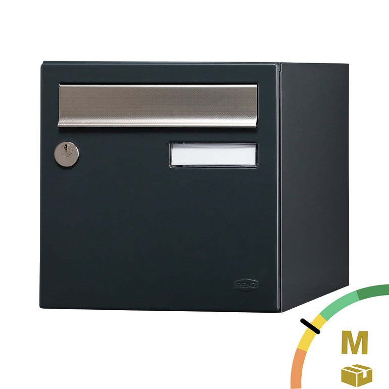 Boite Aux Lettres Colis Safepost 80 Toit Rond Gris Anthracite Ral 7016